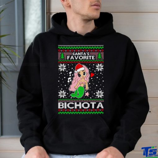 Mermaid Santa’s favorite bichota Ugly Christmas shirt