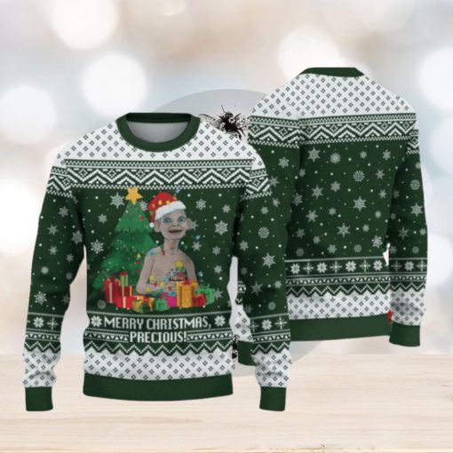 Merrry Christmas Precious Lord Of The Rings Ugly Christmas Sweaters