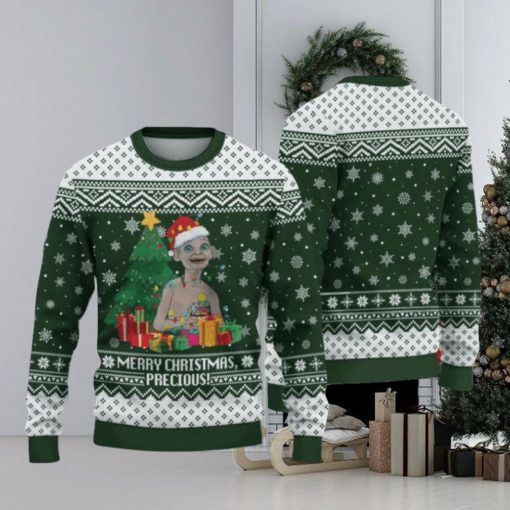 Merrry Christmas Precious Lord Of The Rings Ugly Christmas Sweaters