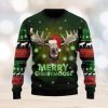 Ross County F.C. SPFL Scottish Snow Fall Pine Ugly sweater