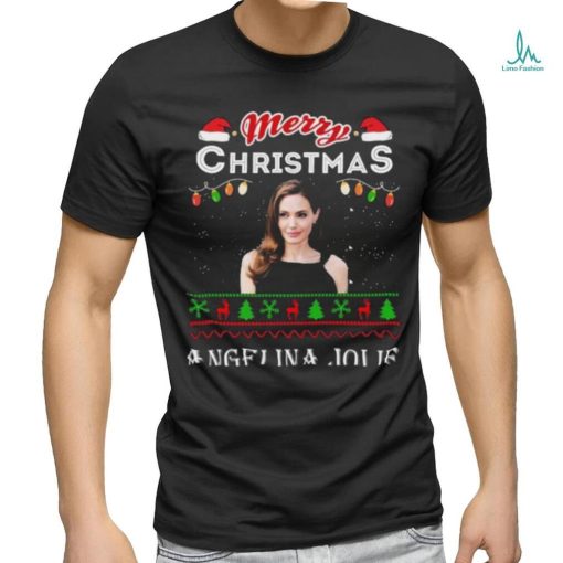 Merry Christmas Angelina Jolie Christmas Shirt