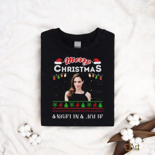 Merry Christmas Angelina Jolie Christmas Shirt