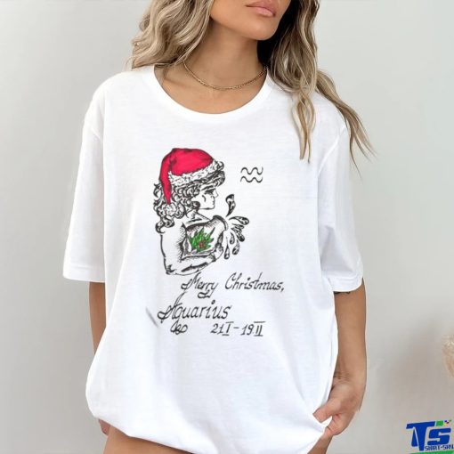 Merry Christmas Aquarius shirt