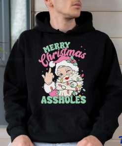 Merry Christmas Assholes Funny T Shirt