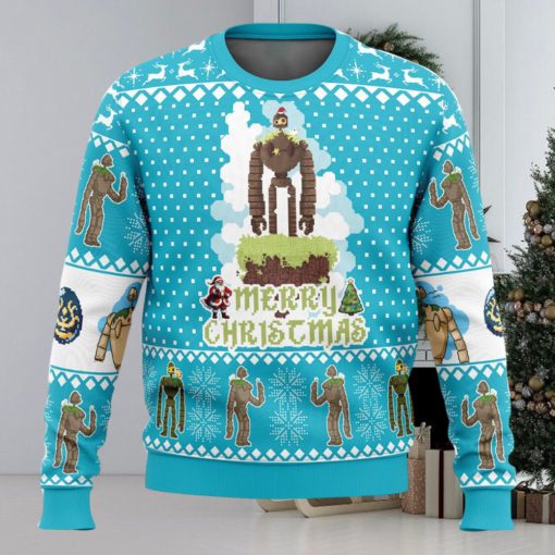 Merry Christmas Castle in the Sky Ugly Christmas Sweater