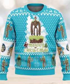 Merry Christmas Castle in the Sky Ugly Christmas Sweater