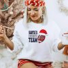 Merry Christmas Dallas Cowboys football Santa hat logo funny shirt