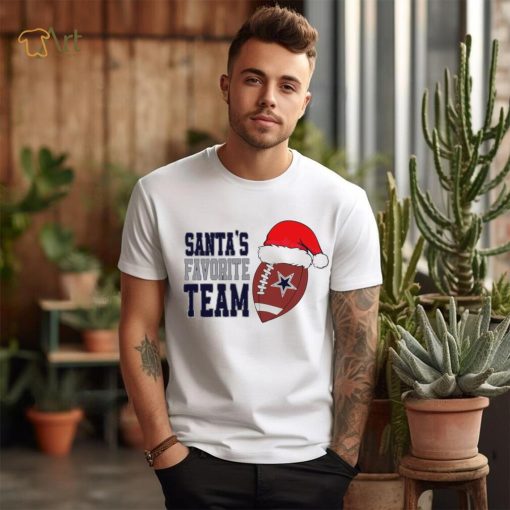 Merry Christmas Dallas Cowboys football Santa’s favorite team funny shirt