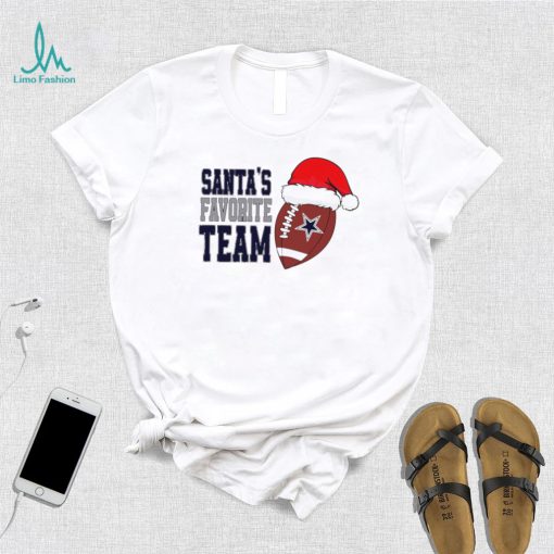 Merry Christmas Dallas Cowboys football Santa’s favorite team funny shirt