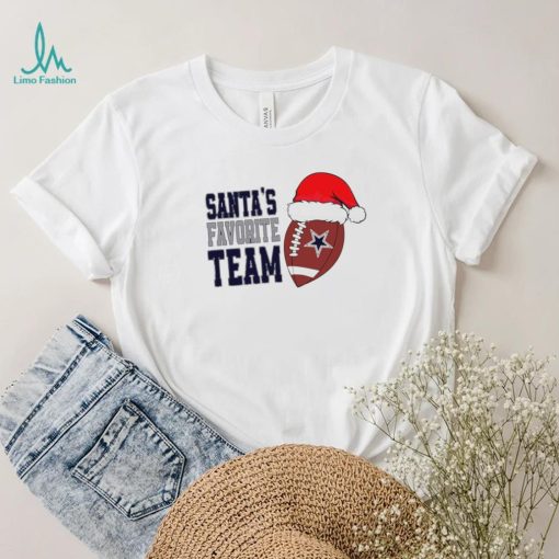 Merry Christmas Dallas Cowboys football Santa’s favorite team funny shirt