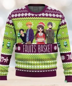 Merry Christmas Fruits Basket Ugly Christmas Sweater Family Christmas Gift Ideas