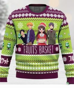 Merry Christmas Fruits Basket Ugly Christmas Sweater Family Christmas Gift Ideas