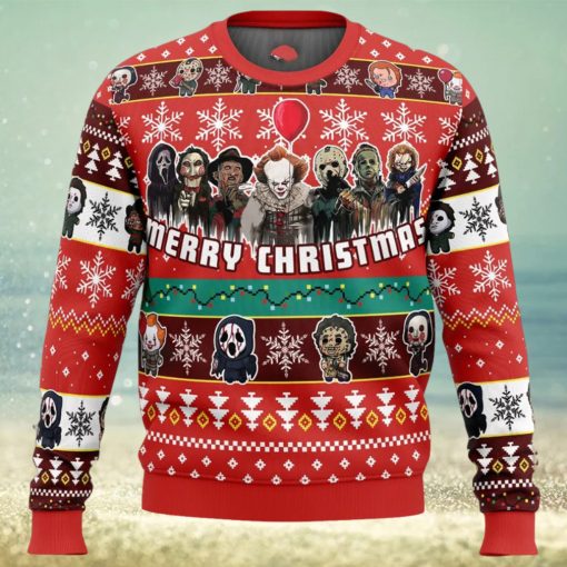 Merry Christmas Nightmares of Halloween Ugly Christmas Sweater