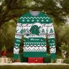 Merry Christmas 2023 Ugly Unisex Baseball American Grinch Cute Oakland Athletics Christmas Sweater