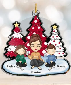 Merry Christmas To My Sweet Little Elf   Family Personalized Custom Ornament