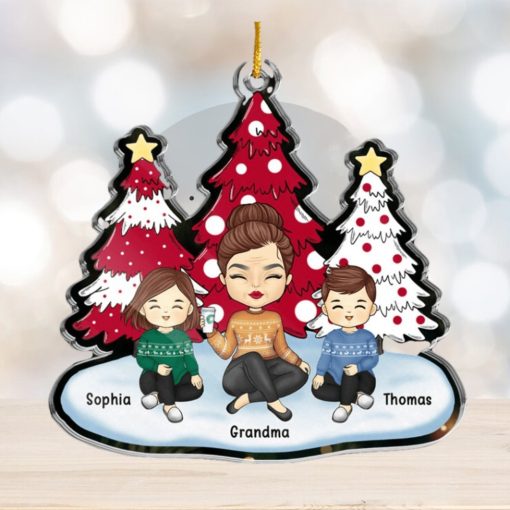 Merry Christmas To My Sweet Little Elf   Family Personalized Custom Ornament