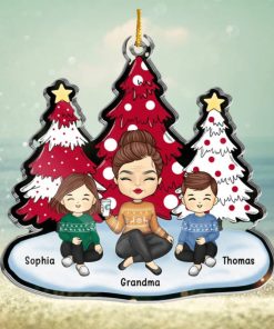 Merry Christmas To My Sweet Little Elf   Family Personalized Custom Ornament