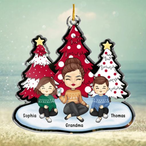 Merry Christmas To My Sweet Little Elf   Family Personalized Custom Ornament