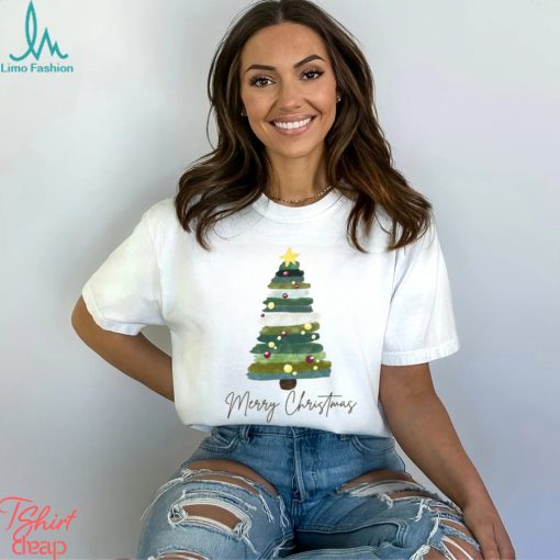 Merry Christmas Tree T Shirt