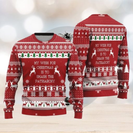 Merry Christmas Ugly Christmas Sweater Crochet New Gift For Men And Women Family Holidays