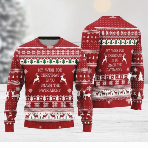 Merry Christmas Ugly Christmas Sweater Crochet New Gift For Men And Women Family Holidays