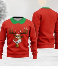 Merry Christmas Unisex Ugly Sweater Special Gift For Men Women In Red Pattern