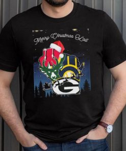 Merry Christmas Y’all Wisconsin Sports Teams Shirt