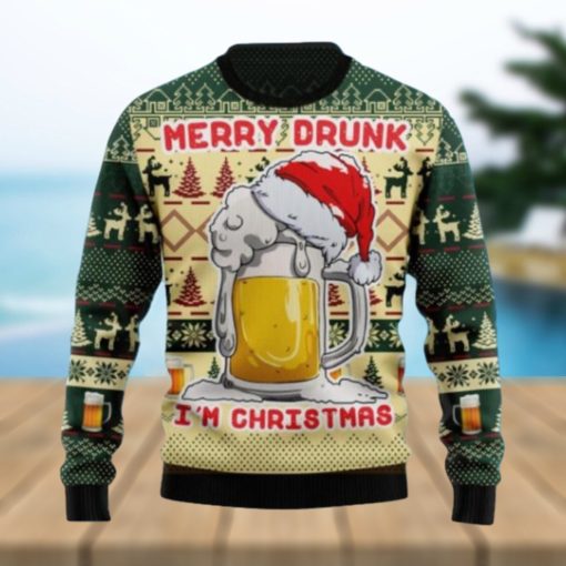 Merry Drunk I’m Christmas Beer Ugly Christmas Sweater