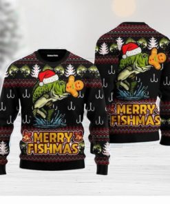 Merry Fishmas Christmas Unisex Ugly Sweater Special Gift For Men Women