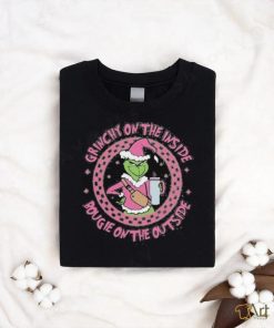 Merry Grinchmas Grinchy On The Inside Bougie On The Outside T Shirt