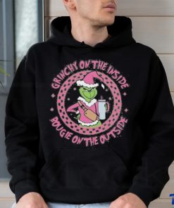 Merry Grinchmas Grinchy On The Inside Bougie On The Outside T Shirt