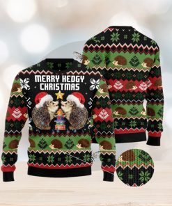 Merry Hedgy Christmas Ugly Christmas Sweater