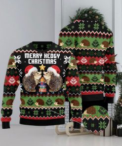 Merry Hedgy Christmas Ugly Christmas Sweater