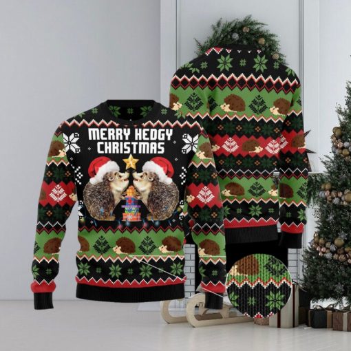 Merry Hedgy Christmas Ugly Christmas Sweater