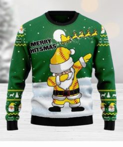 Merry Hitsmas Santa Ugly Christmas Sweater