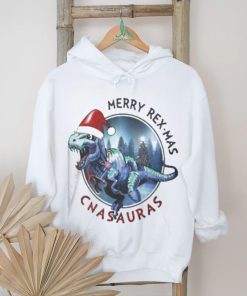 Merry Rex mas CNAauras plaid T shirt