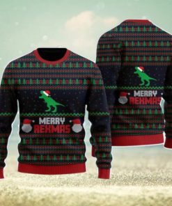 Merry Rexmas Vintage Christmas Unisex Ugly Sweater Special Gift For Men Women