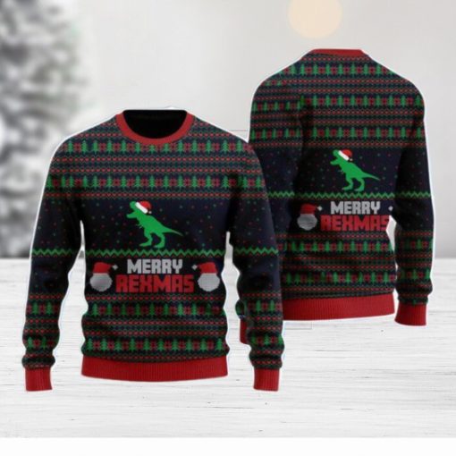 Merry Rexmas Vintage Christmas Unisex Ugly Sweater Special Gift For Men Women