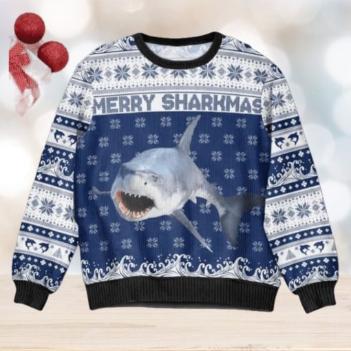 Merry Sharkmas Ugly Sweater