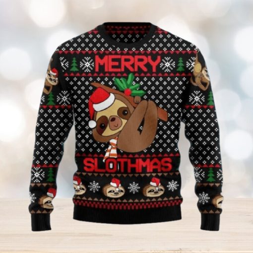 Merry Slothmas Christmas Ugly Sweater