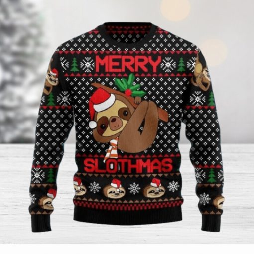 Merry Slothmas Christmas Ugly Sweater