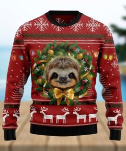 Merry Slothmas Ugly Christmas Sweater