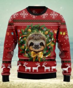 Merry Slothmas Ugly Christmas Sweater