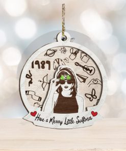 Merry Swiftmas Taylor Swift Ornament Have a Merry Little Swift Christmas