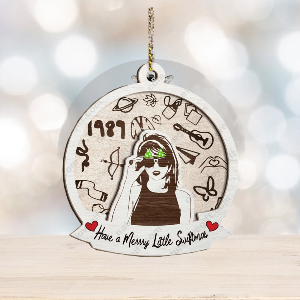 Taylor Swift Personalized With Tour Date Or Personal Message Custom Name  2023 Holiday Christmas Decorations Ornament - Limotees