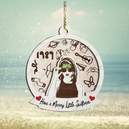 Merry Swiftmas Taylor Swift Ornament Have a Merry Little Swift Christmas