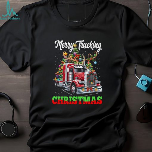 Merry Trucking Christmas   Christmas Trucker Classic T Shirt