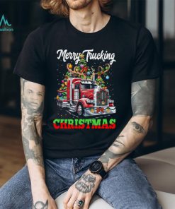 Merry Trucking Christmas Christmas Trucker Classic T Shirt