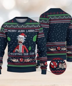 Merry Wubba Lubba Christmas Dub Dub Rick and Morty Christmas Sweater