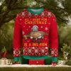 Hyaaaa Chute Dogging Sweater Trending Gift Fans For Men And Women Holidays Christmas